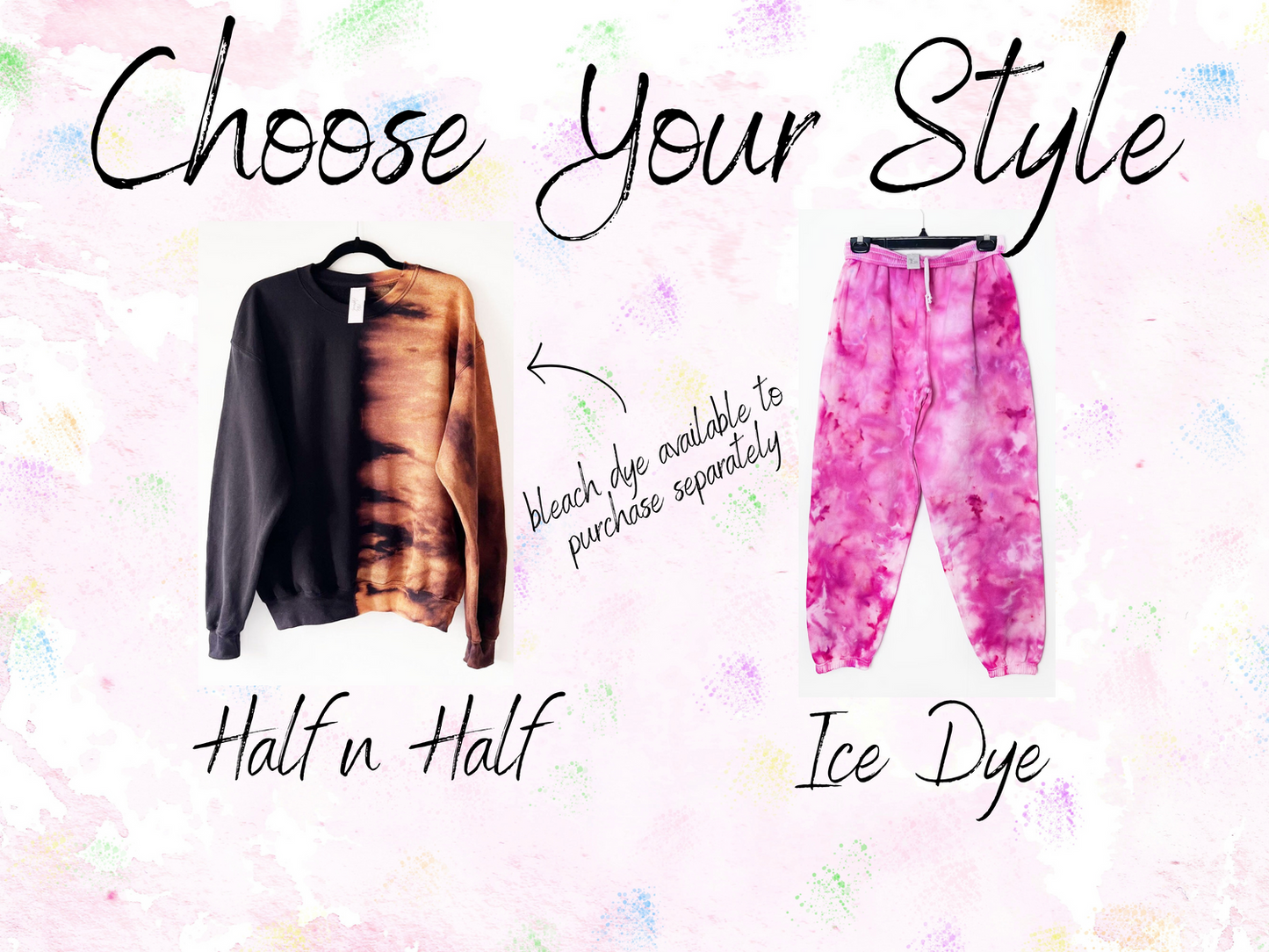 Create Your Own Tie Dye Sweatpants
