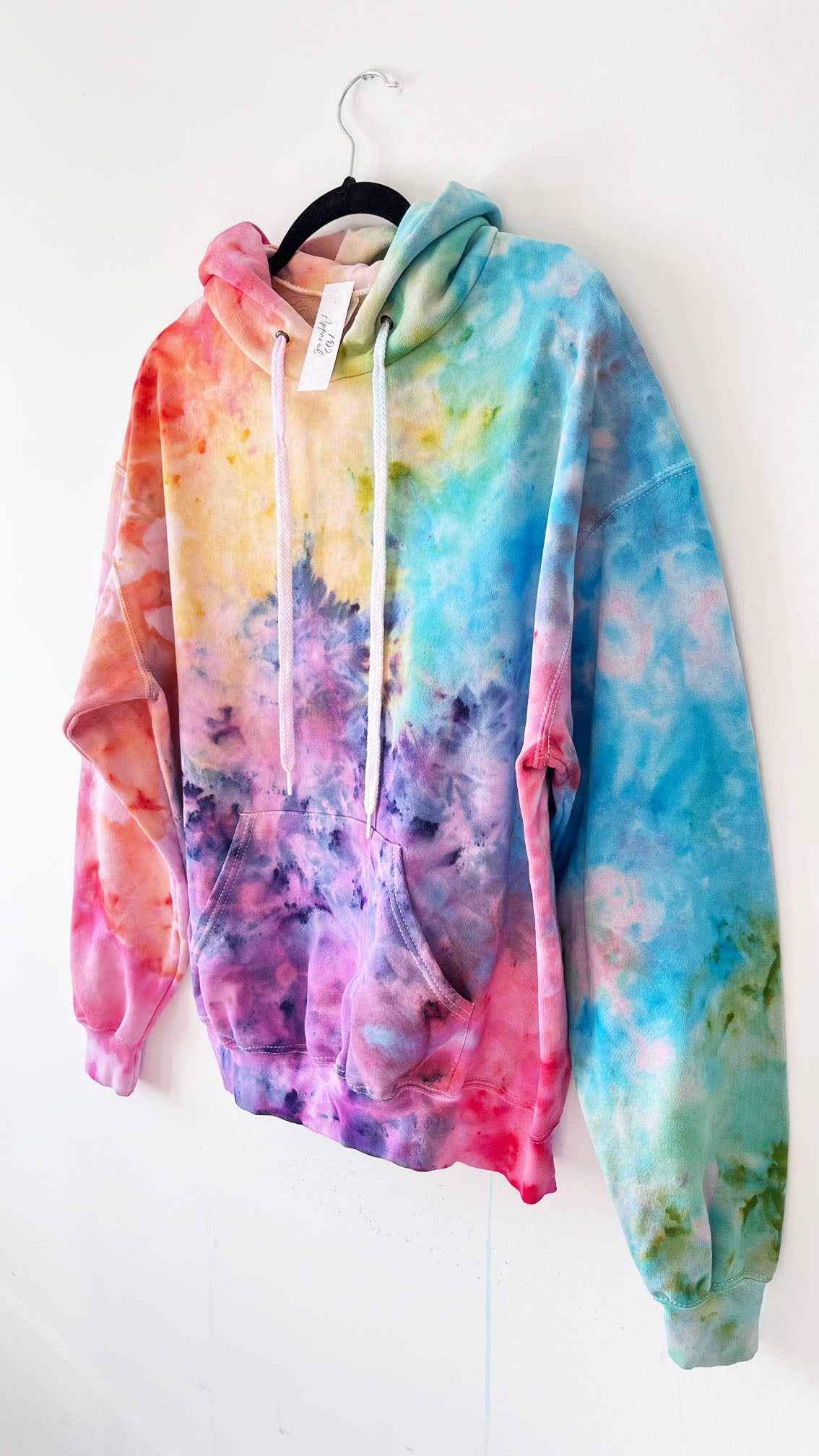 Rainbow Ice Tie Dye Hoodie