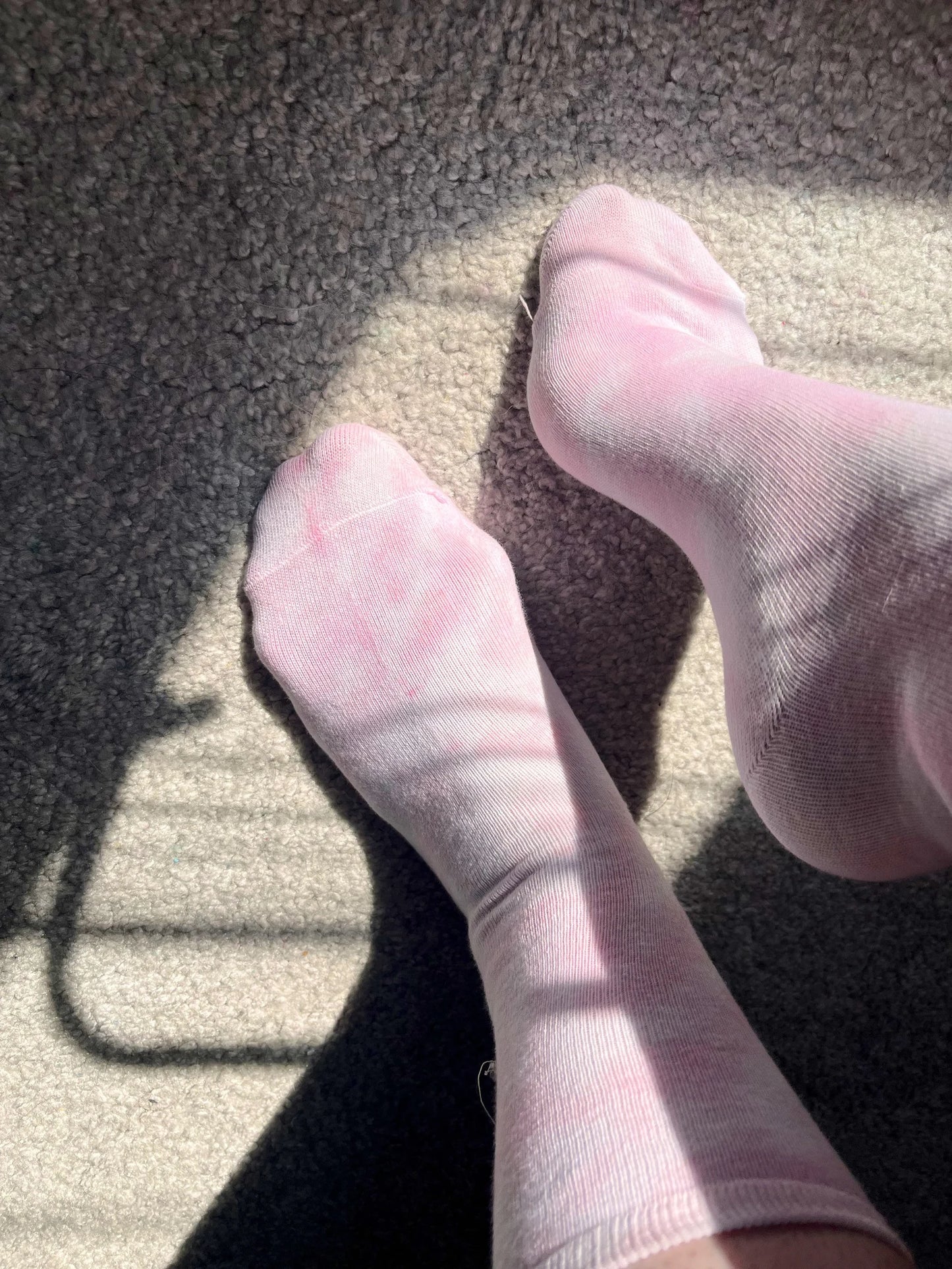Pastel Tie Dye Crew Socks