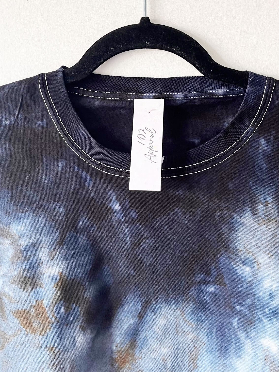Black Ombre Gradient Tie Dye T Shirt