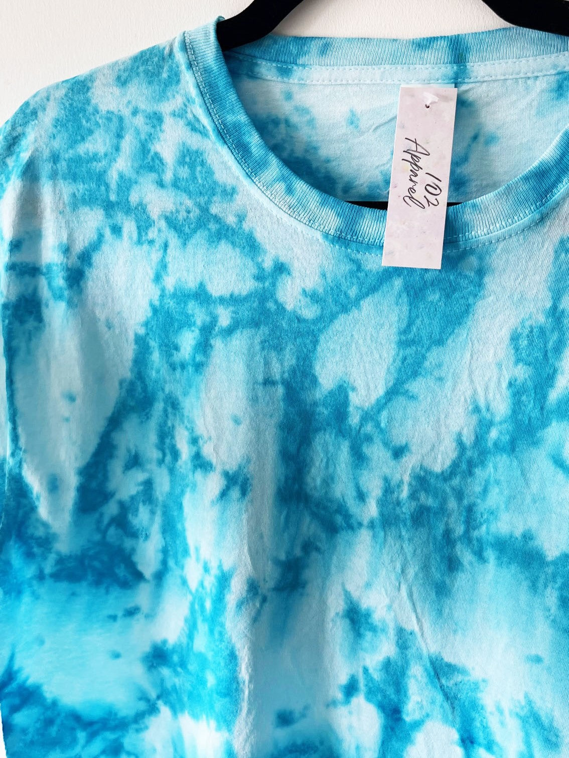 Blue Confetti Tie Dye T Shirt
