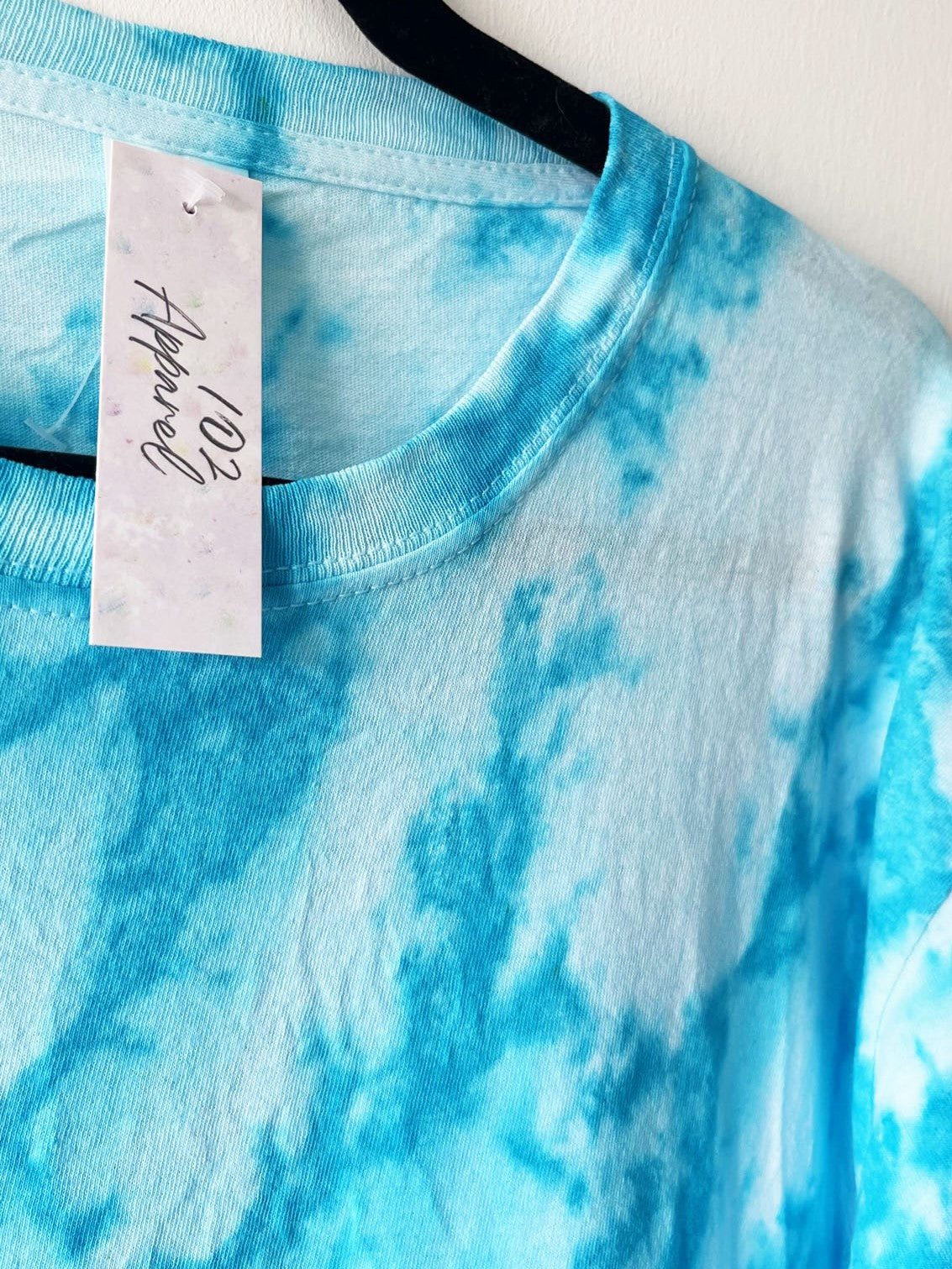Blue Confetti Tie Dye T Shirt