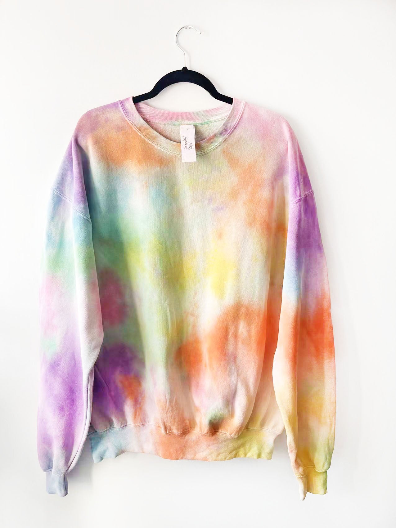 Pastel Rainbow Tie Dye Sweatshirt