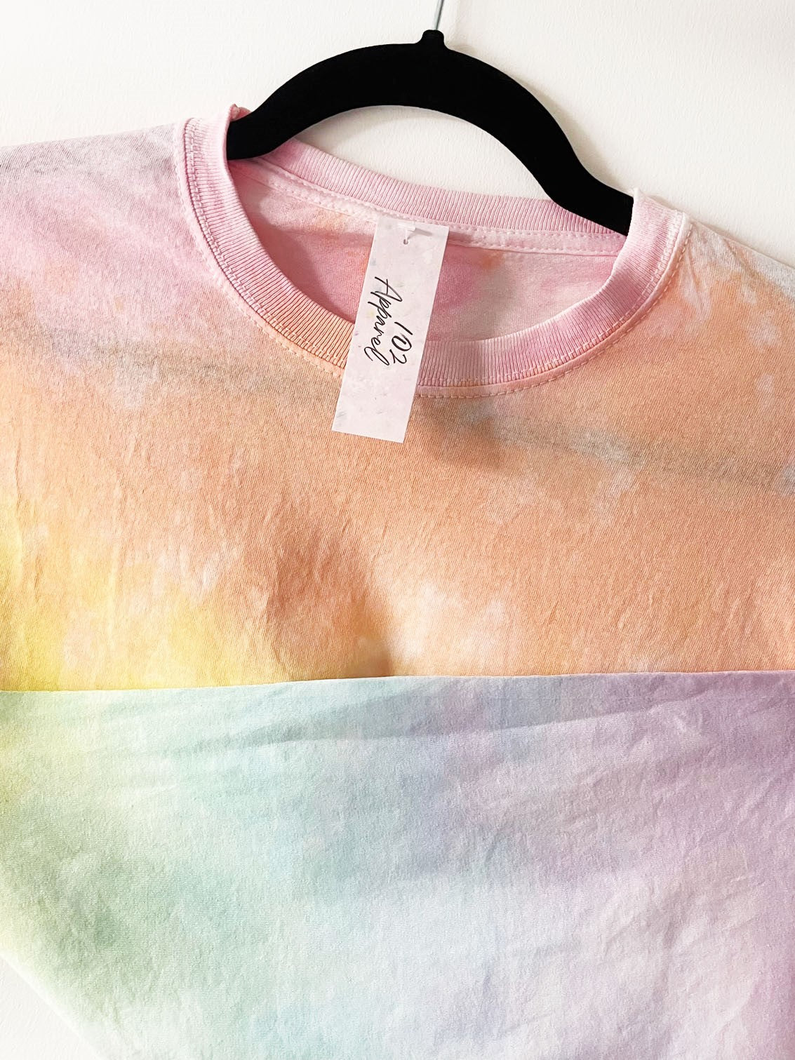 Pastel Rainbow Tie Dye T Shirt