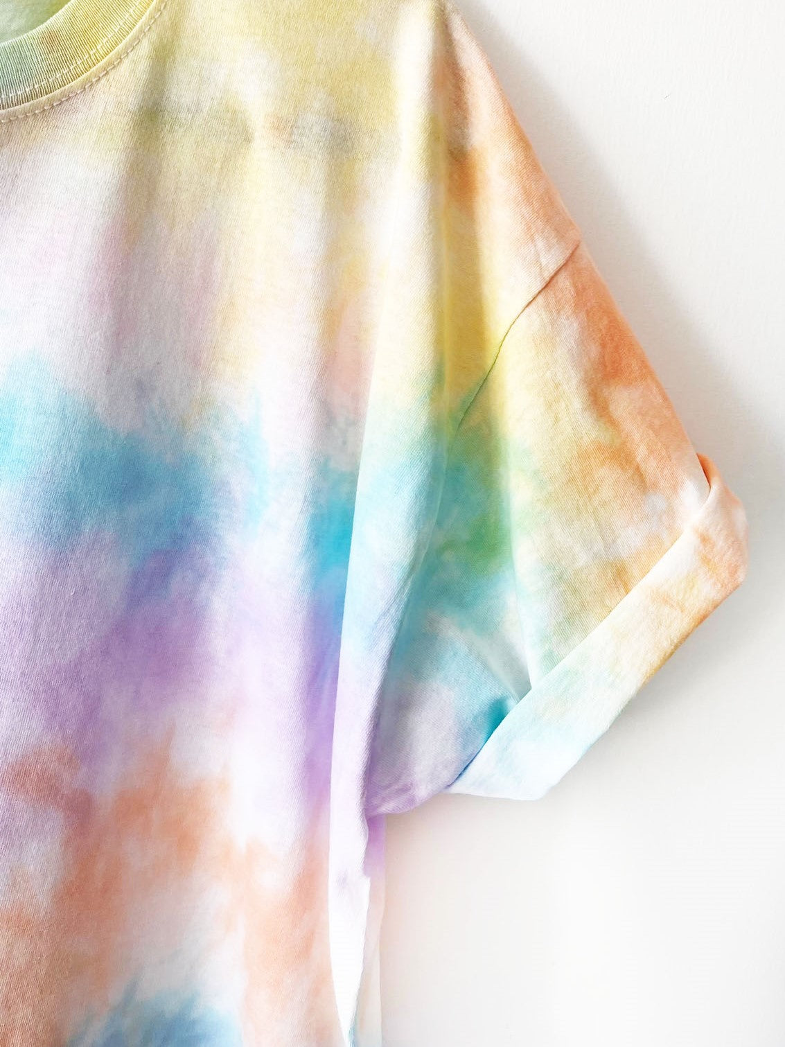 Pastel Rainbow Tie Dye T Shirt
