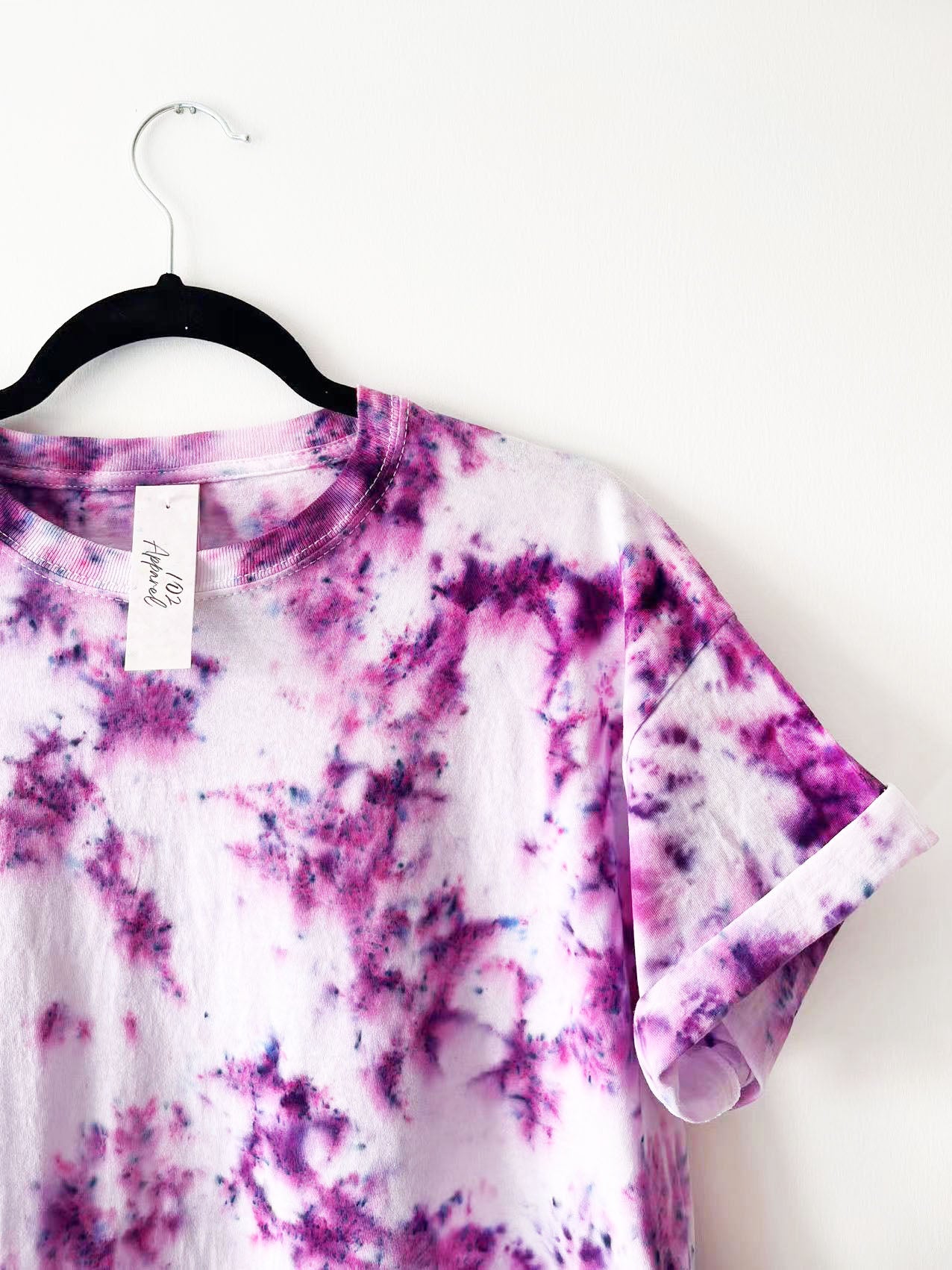 Purple Confetti Tie Dye T Shirt
