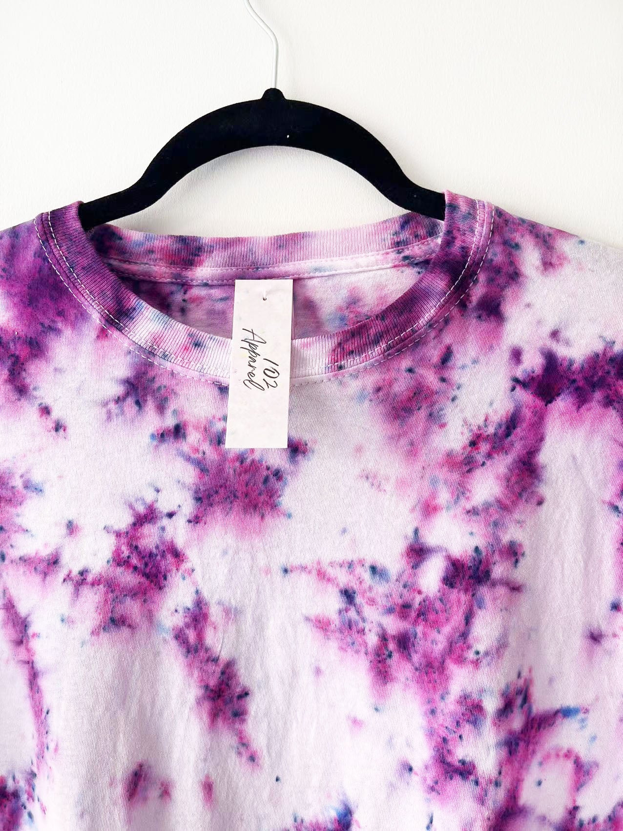 Purple Confetti Tie Dye T Shirt
