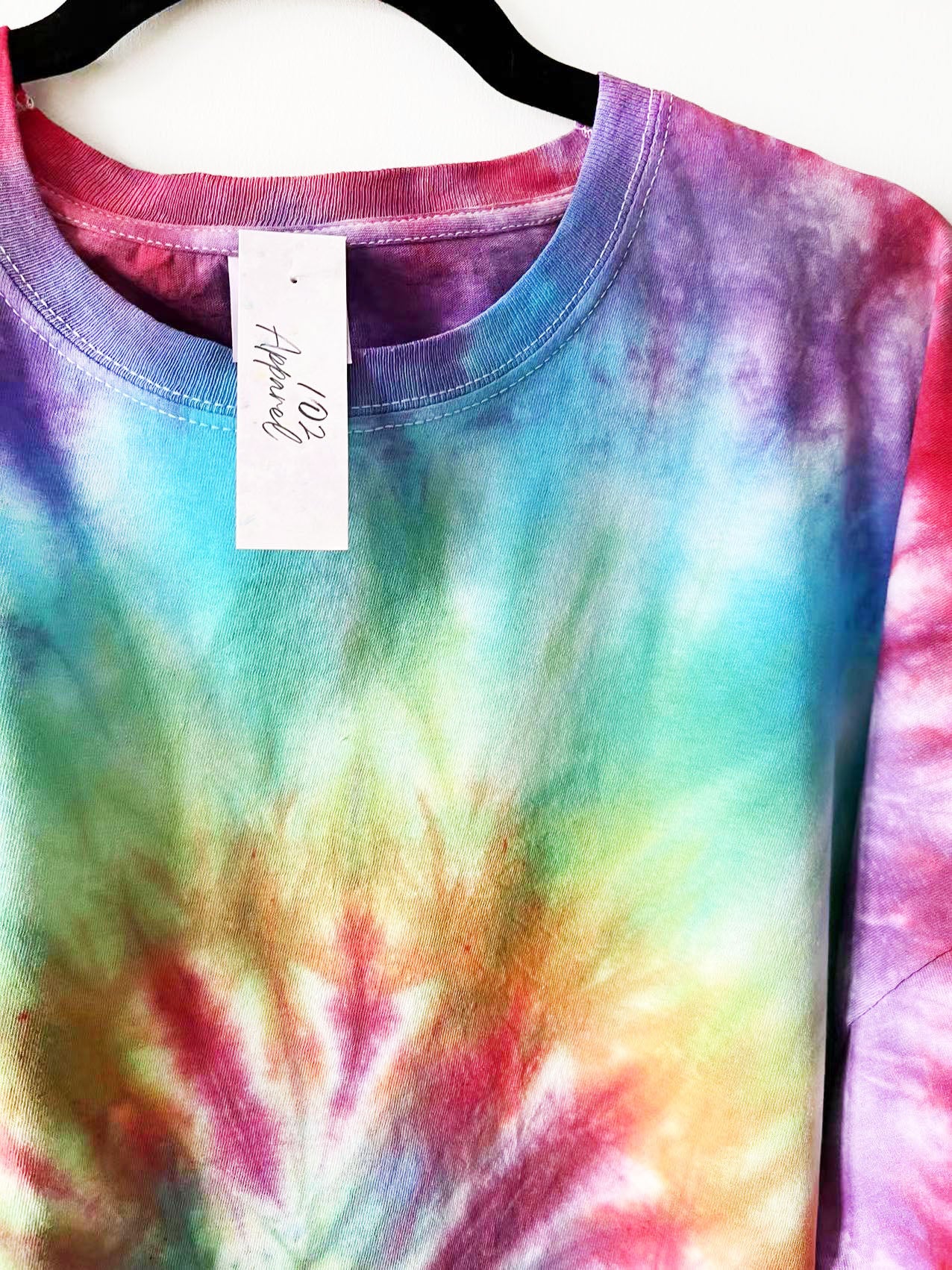 Rainbow Spiral Tie Dye T Shirt